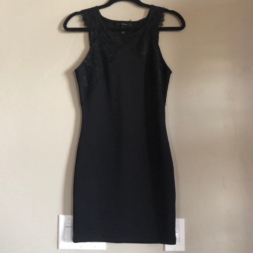 Black cocktail dress